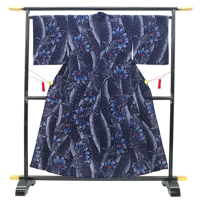 新古品】 有松 浴衣 本場有松鳴海絞り 夏物 未使用 ゆかた 絞り 木綿