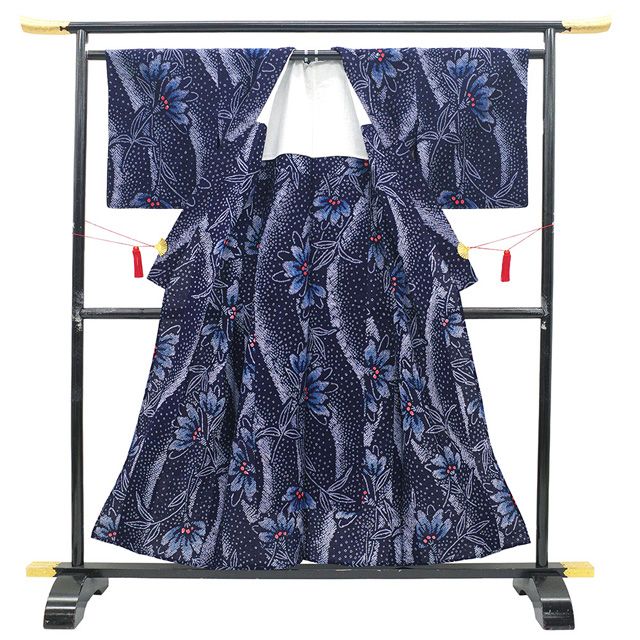 新古品】 有松 浴衣 本場有松鳴海絞り 夏物 未使用 ゆかた 絞り 木綿