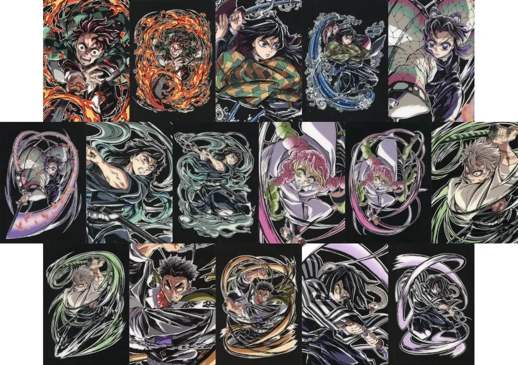 【中古】キャラカード 全16種セット 「鬼滅の刃 柱稽古編 EDロールランダムカード」