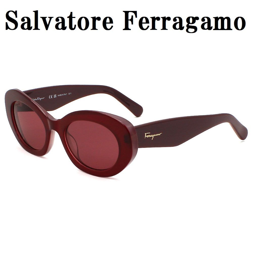 サルヴァトーレ フェラガモ Salvatore Ferragamo SF1080S 614 サングラス グローバルフィット メガネ 眼鏡 UVカット 紫外線カット レディース レッド バーガンディー