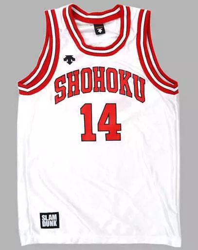 【中古】コスプレ衣装・グッズ(キャラクター) 三井寿ver.(背番号14/湘北高校) オフィシャルレプリカユニフォーム ホワイト ラージサイズ 「SLAM DUNK -スラムダンク-」