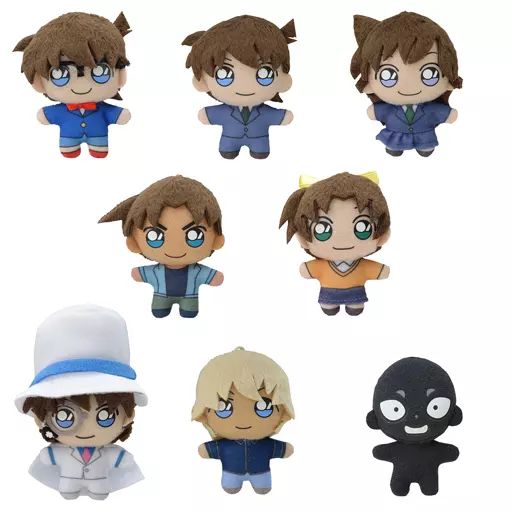 【中古】キーホルダー・マスコット(キャラクター) 全8種セット 「名探偵コナン ぷちぬいマスコット」