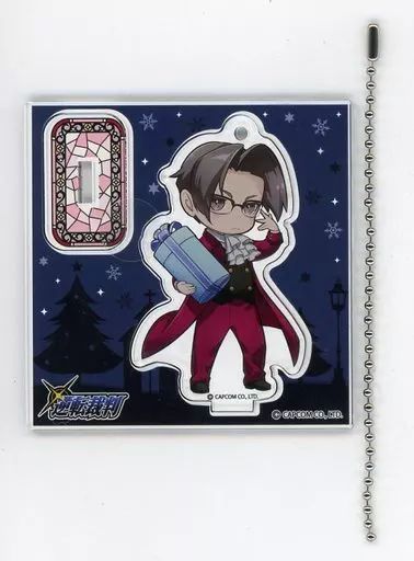 【中古】キーホルダー・マスコット(キャラクター) 御剣怜侍 アクリルスタンドキーホルダー 「逆転裁判」 アトラクションフェスタ in 東京タワーグッズ