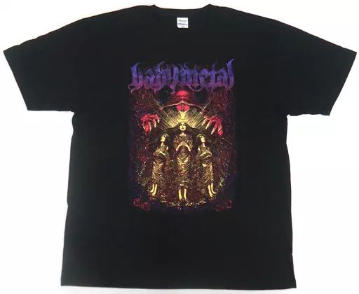【中古】Tシャツ(女性アイドル) BABYMETAL 聖誕祭記念Tシャツ ブラック(文字パープル) XXLサイズ 「LEGEND”1997” SU-METAL聖誕祭」 BABYMETA APOCALYPSE会員限定