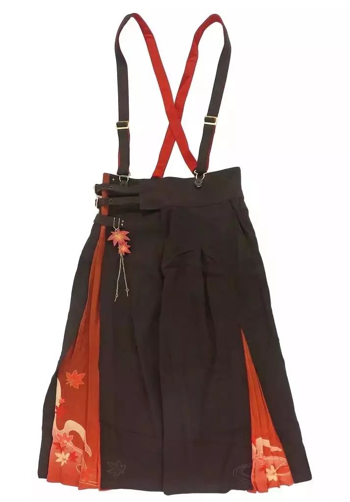 楓原万葉イメージシリーズ オーバーオール ブラックXL 原神-GENSHIN- 中古】衣料雑貨 楓原万葉イメージシリーズ オーバーオール ブラックXL