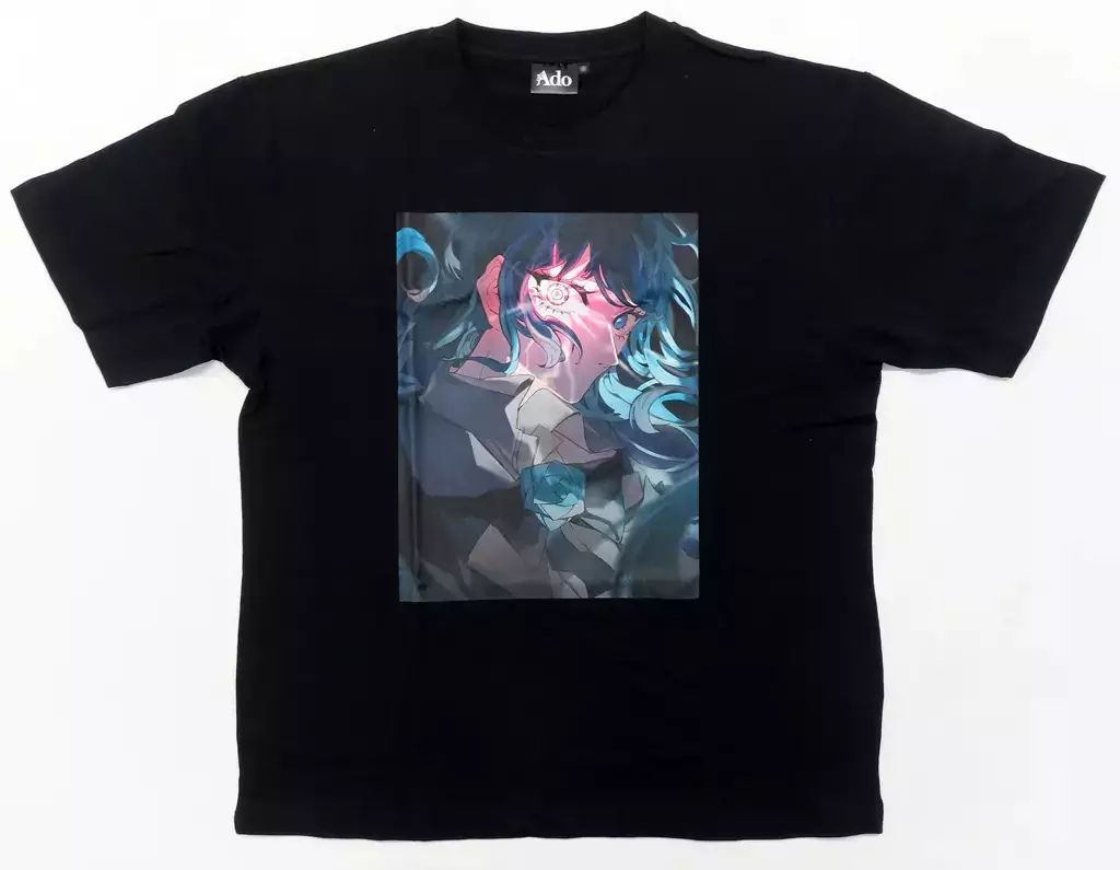 【中古】Tシャツ Ado ファッショナブル『Hibana』Tシャツ-A ブラック 大(XLサイズ) 「Ado WORLD TOUR 2025 “Hibana”」