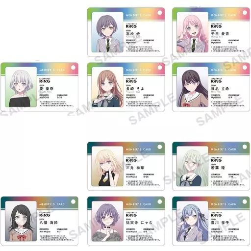 【中古】キーホルダー 全10種セット 「BanG Dream! It’s MyGO!!!!! RiNG会員証風トレーディングアクリルキーチェーン」