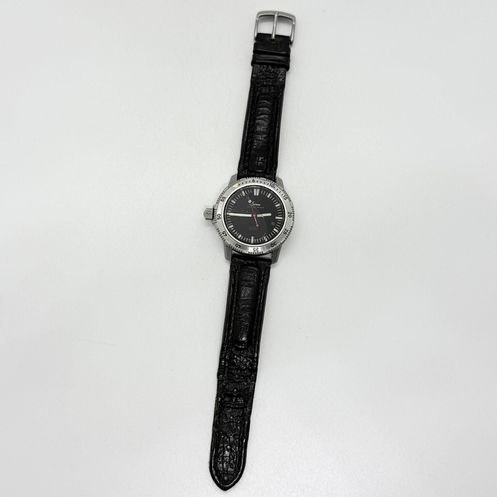 Sinn ジン HYDRO EZM2 403.3163 ブラック QZ メンズ 腕時計 稼働品