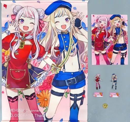 【中古】雑貨 ヒメヒナ 記念コイン付き全部セット 「バーチャルYouTuber ヒメヒナ HIMEHINA Channel 登録者50万人記念」
