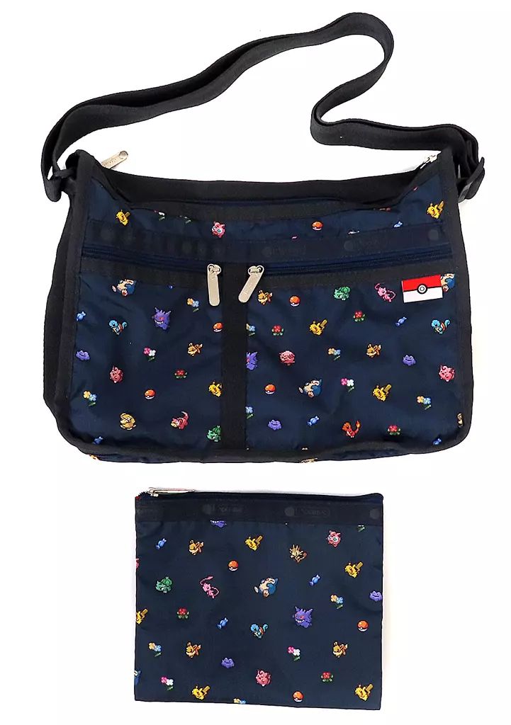 【中古】バッグ 集合 DELUXE EVERYDAY BAG Pokemon and flowers 「ポケットモンスター×LeSportsac」 ポケモンセンター限定