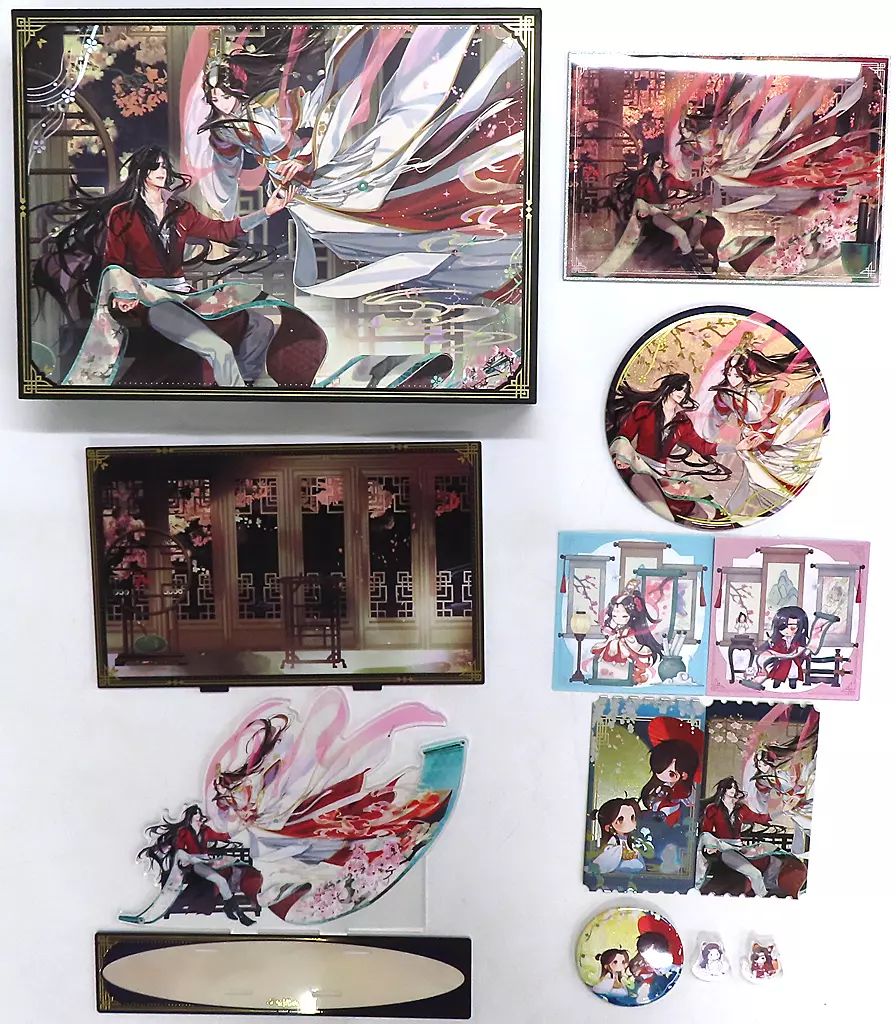 【中古】グッズセット 謝憐＆花城 画中人シリーズ 記念ギフトBOX 「天官賜福」