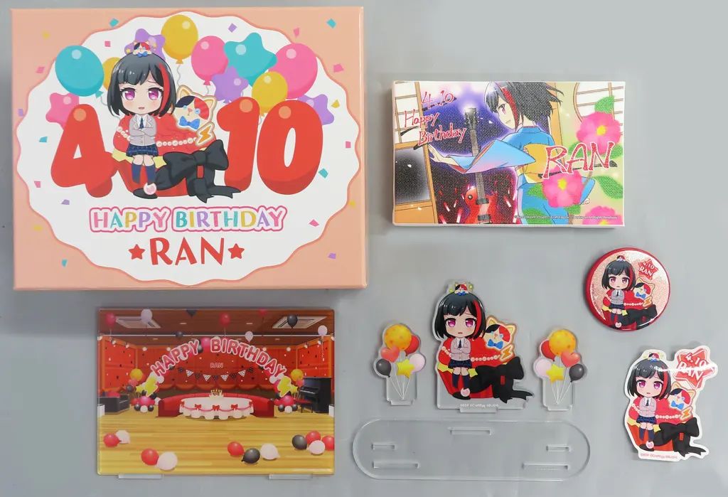 BanG Dream! ガールズバンドパーティ！バースデーボックス　美竹蘭 中古】グッズセット 美竹蘭 バースデーボックス 「BanG Dream
