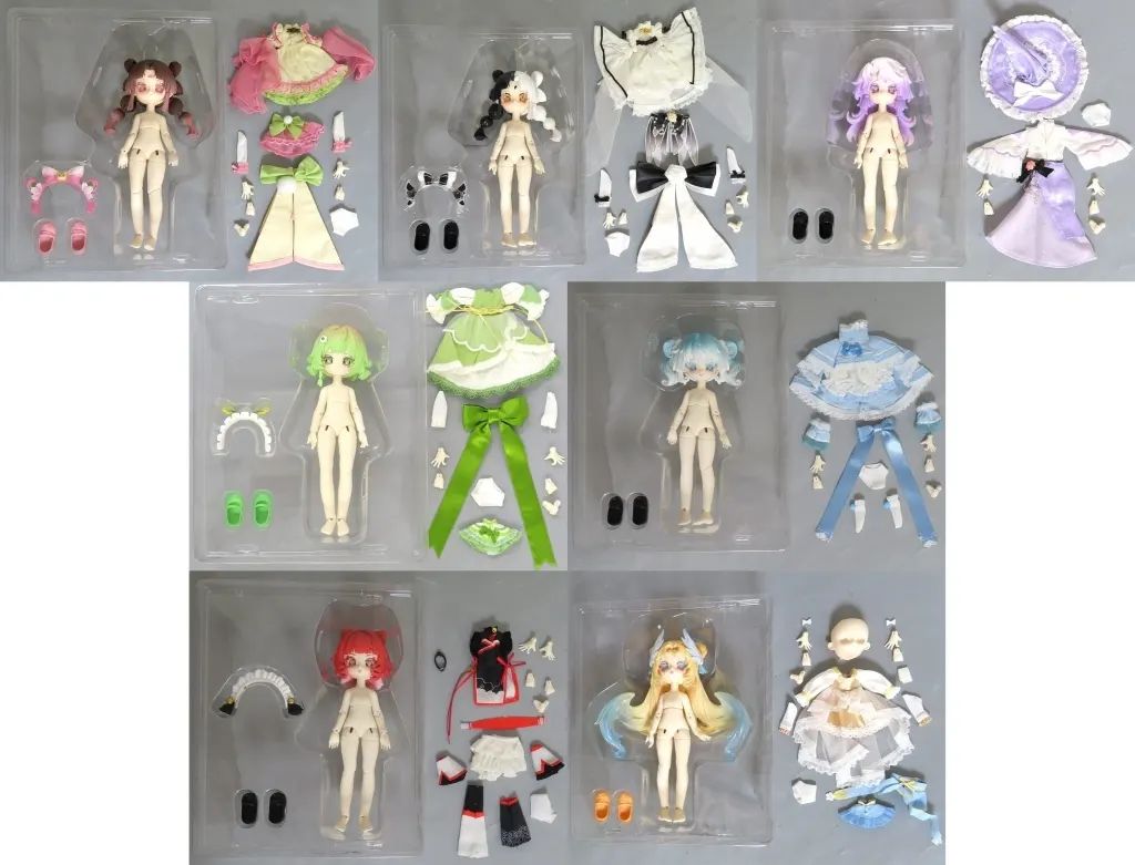 【中古】トレーディングフィギュア 全7種セット 「WOWLOI 時序回音 KIKURA：節気の癒し BJDブラインドドール シリーズ」