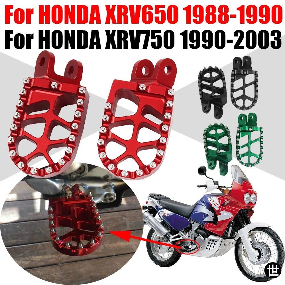 ホンダ アフリカツイン XRV 650 XRV 750 XRV650 XRV750 バイクアクセサリー用モーターサイクルフットレスト フットペグ フットペグレスト