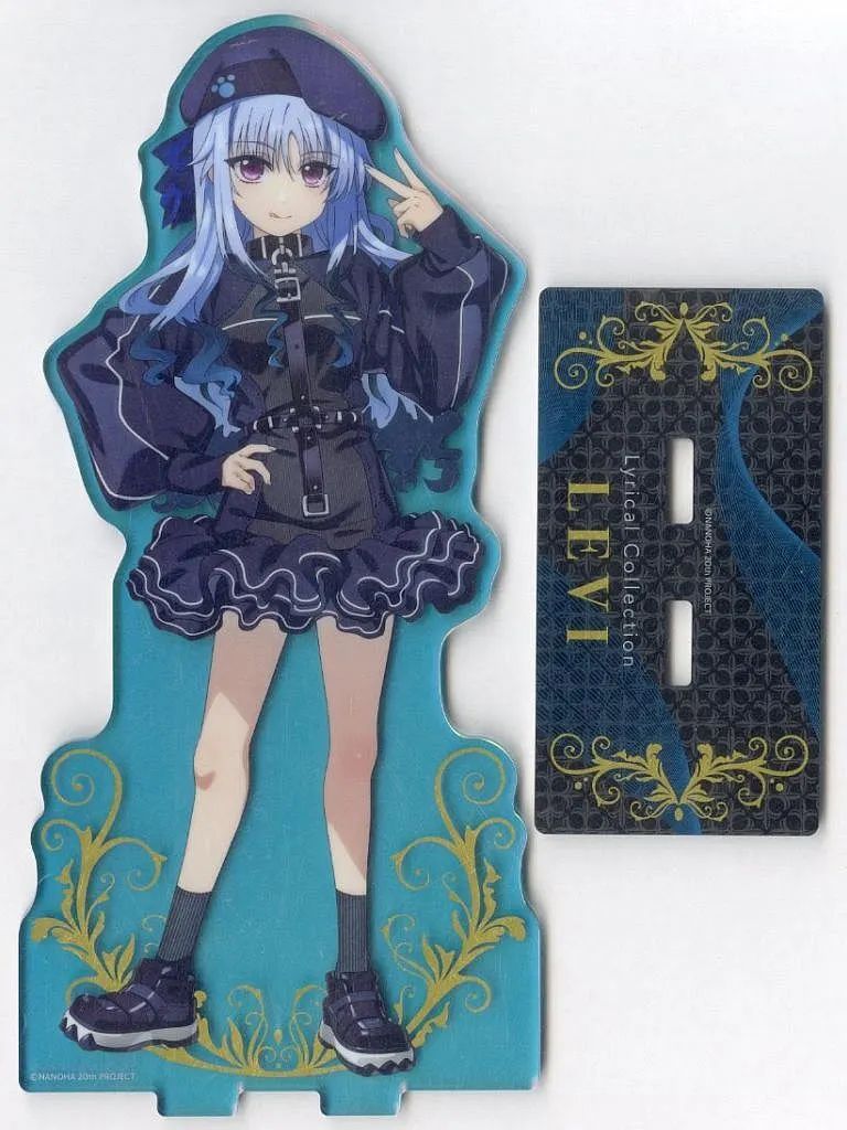 【中古】アクリルスタンド・アクリルパネル レヴィ・ザ・スラッシャー ホログラムアクリルスタンドフィギュア リリカルコレクションVer. 「魔法少女リリカルなのは リリカル☆ストア NANOHA 20th Anniversary ～リリカルコレクション～」