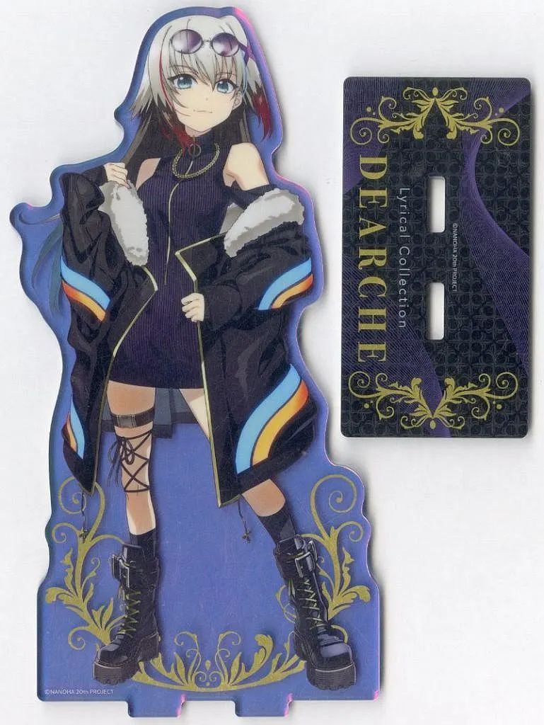 【中古】アクリルスタンド・アクリルパネル ロード・ディアーチェ ホログラムアクリルスタンドフィギュア リリカルコレクションVer. 「魔法少女リリカルなのは リリカル☆ストア NANOHA 20th Anniversary ～リリカルコレクション～」