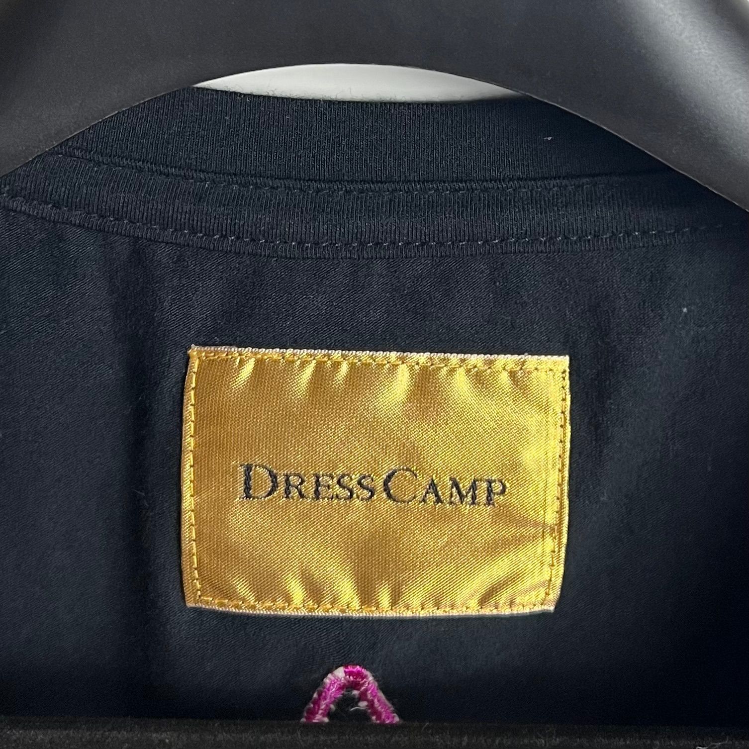 DRESS CAMP archive pink logo V Tee M ドレスキャンプ ピンク バック 