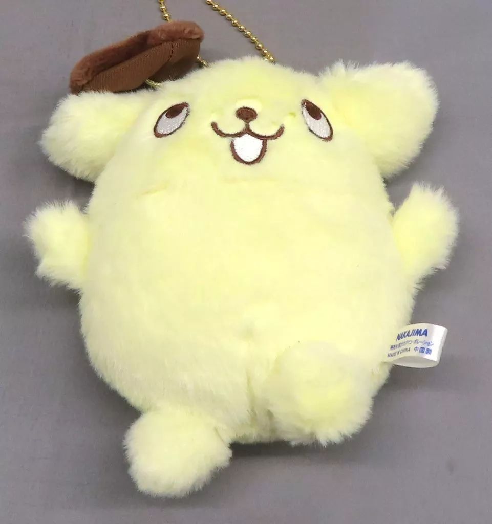 【中古】ぬいぐるみマスコット・ぬいぐるみバッジ ポムポムプリン ピョーンマスコット 「サンリオキャラクターズ」