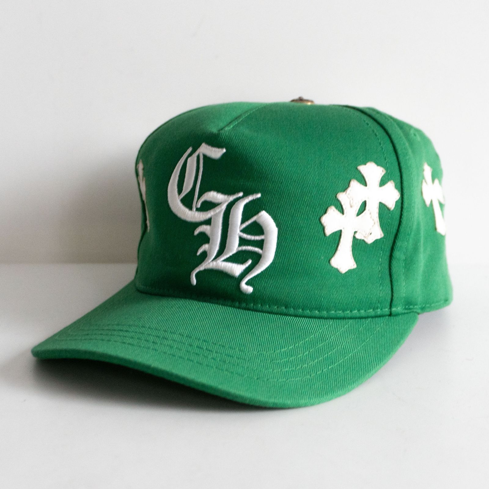 【最高級】CHROME HEARTS【CROSS PATCH BASEBALL HAT】 クロスボール クロムハーツ シルバー 26060134
