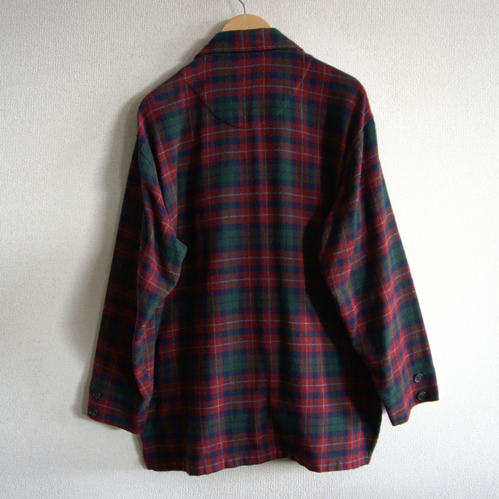 【90s/USA製】OLD STUSSY【ウール チェック ジャケット】 M オールド ステューシー 古着 26060382 90s/USA製】OLD STUSSY【ウール チェック ジャケット】 M オールド
