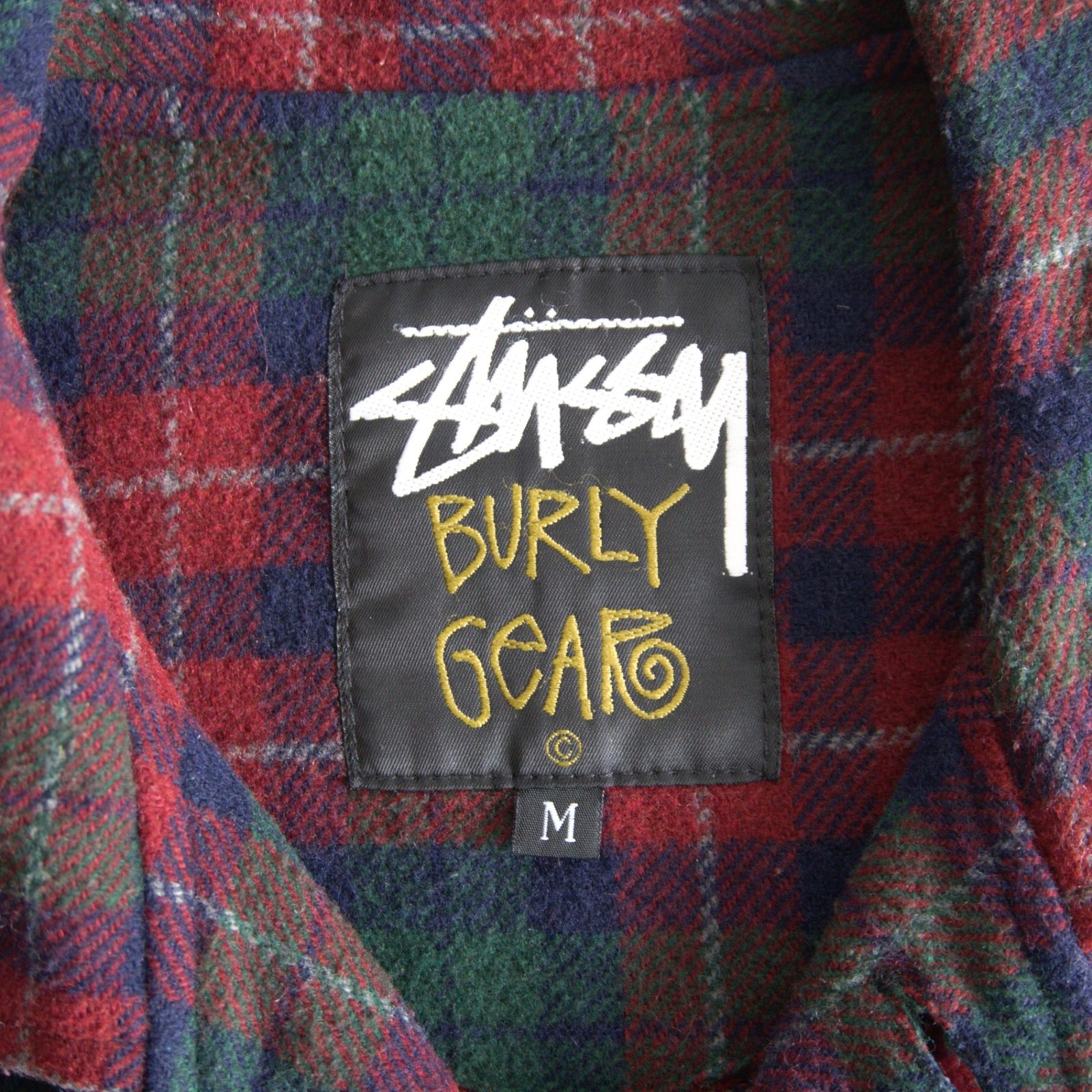 90s/USA製】OLD STUSSY【ウール チェック ジャケット】 M オールド