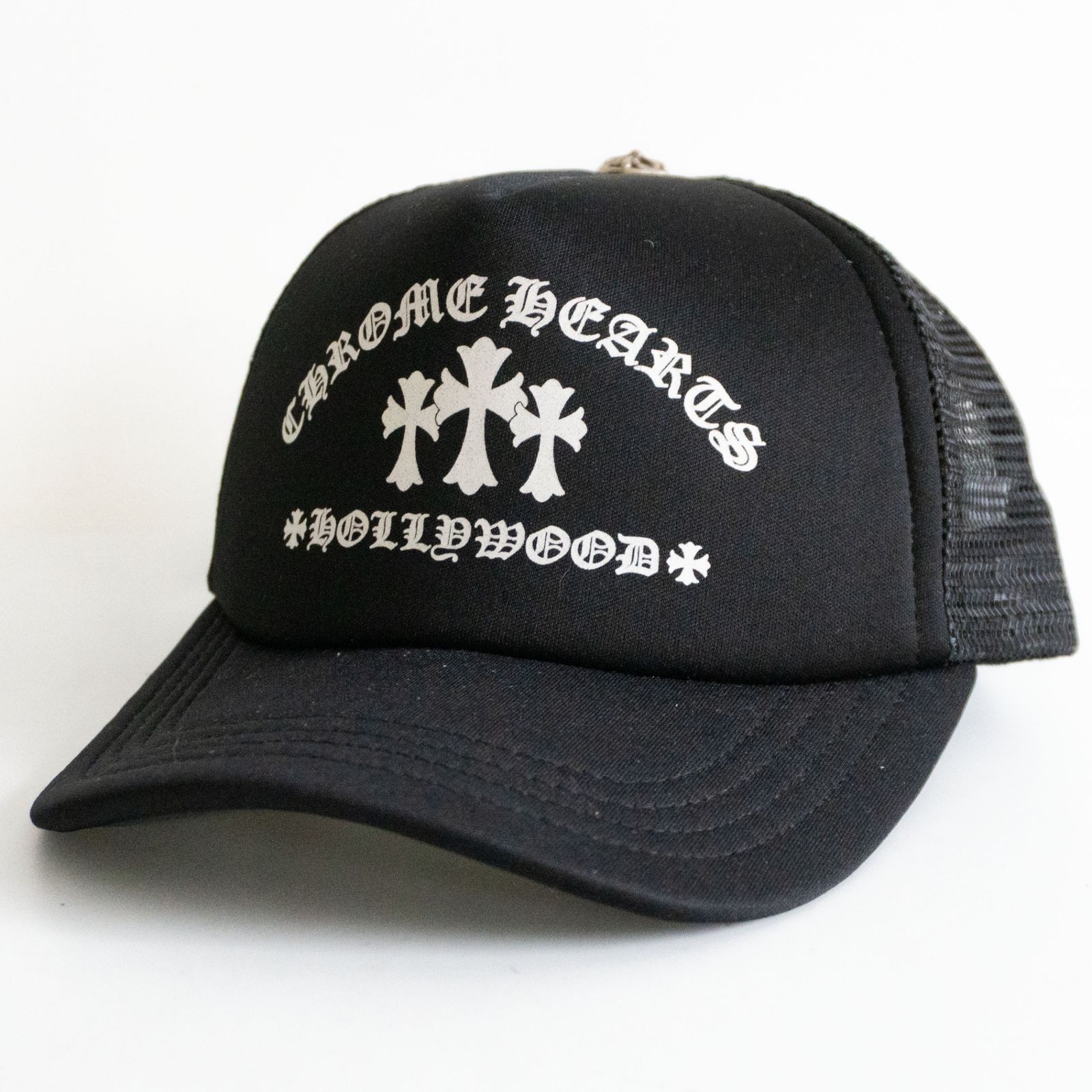 【最高級】CHROME HEARTS【TRUCKER CAP KING TACO】 クロスボール クロムハーツ メッシュキャップ 26060136