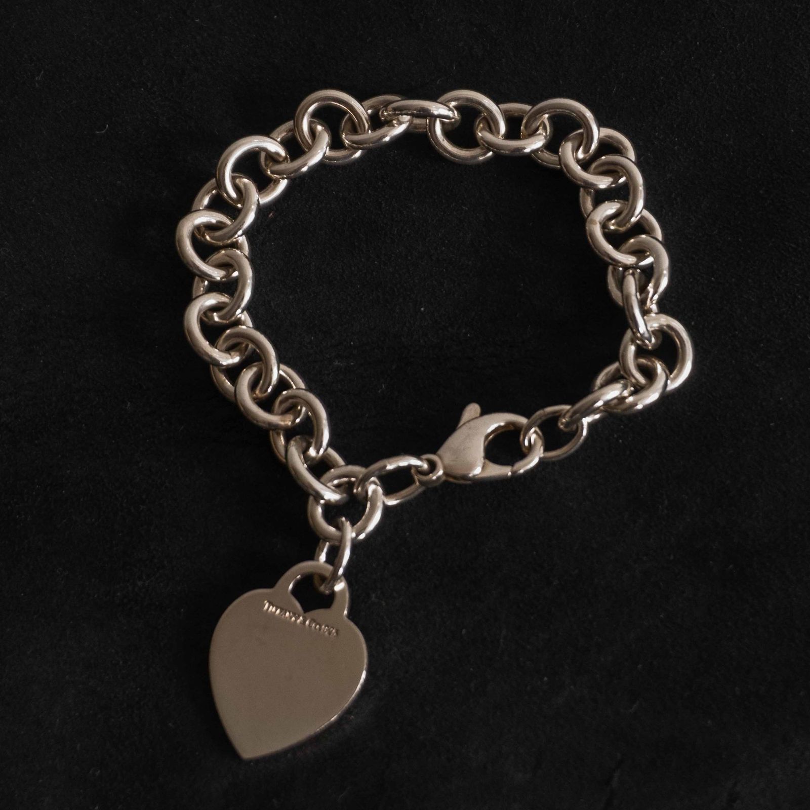 Tiffany & Co. 925シルバー ブレスレット 雰囲気抜群】TIFFANY＆Co. 【シルバー925 リターントゥ チェーン