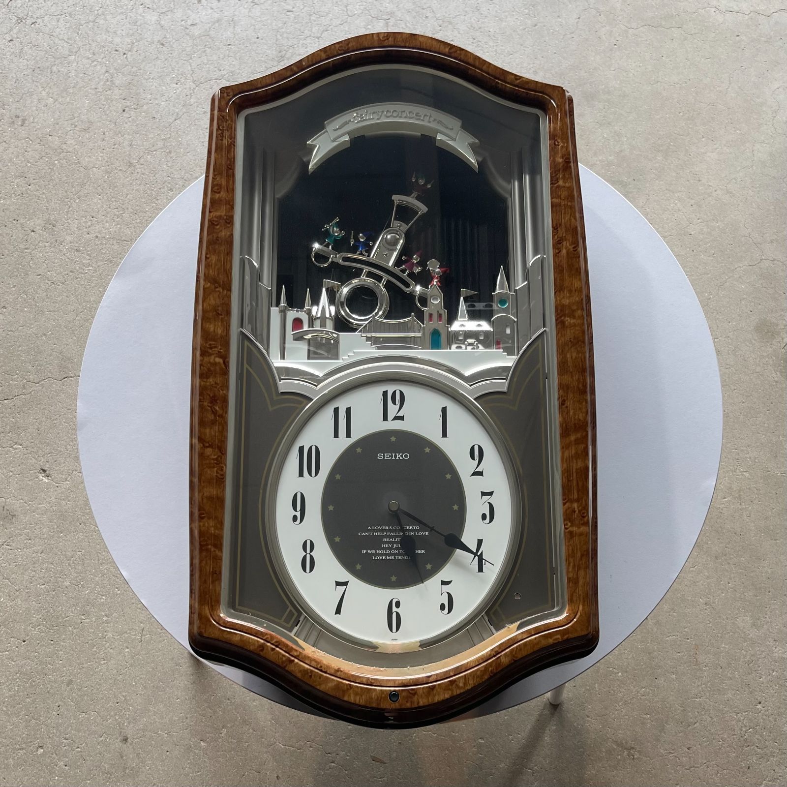 SEIKO フェアリーコンサート からくり掛け時計