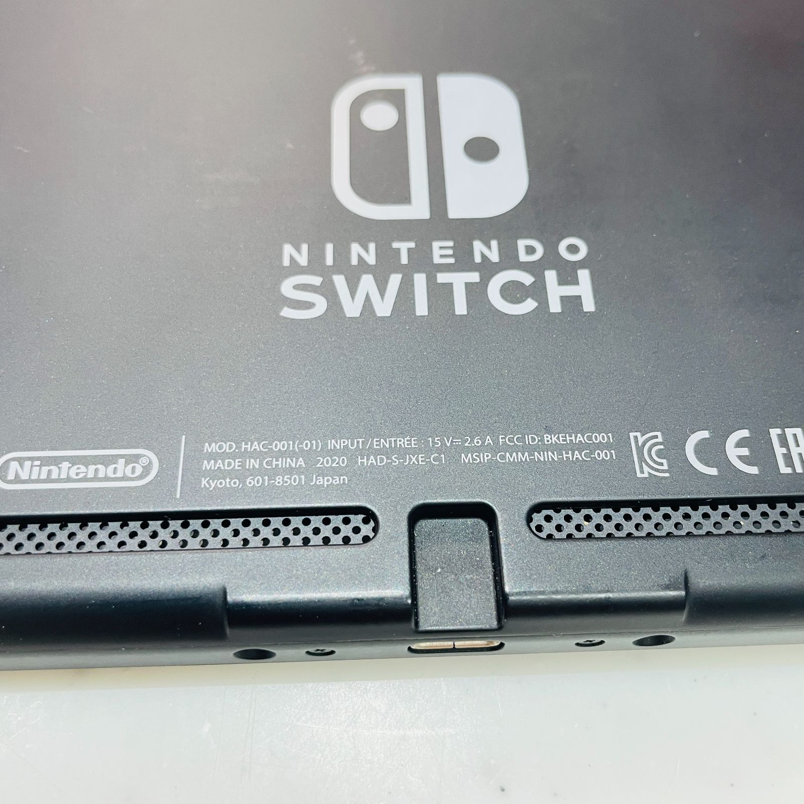 2020年製 任天堂 スイッチ 本体 グレー バッテリー強化版 外箱・付属品