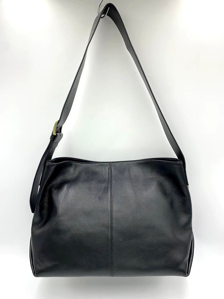 美品 FOLUNA フォルニュア Montagne Bag Marron モンターニュバッグ マロン ショルダー バッグ 黒 ■■◎レディース