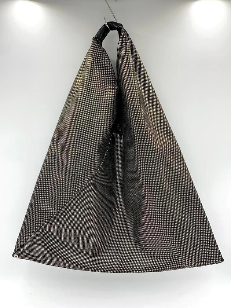 MM6 Maison Margiela メゾンマルジェラ スパンラメ ジャパニーズ バッグ ゴールド ■■◎レディース