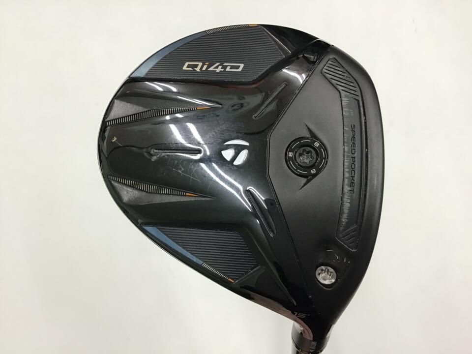 テーラーメイド　Qi4D　15度　ディアマナ BlackTM 60　Sフレックス　フェアウェイウッド　中古【最短即日発送】