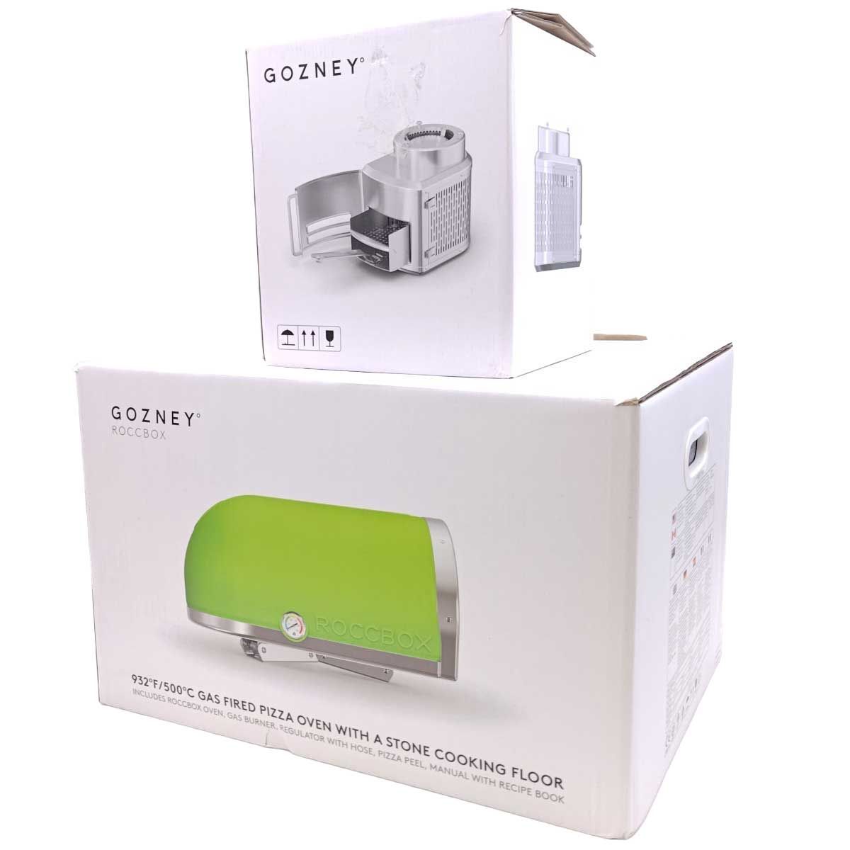 【未使用】Gozney Roccbox ポータブル ピザオーブン ロックボックス [ウッドバーナー2.0 セット] グリーン アウトドア バーベキュー​BBQ キャンプ