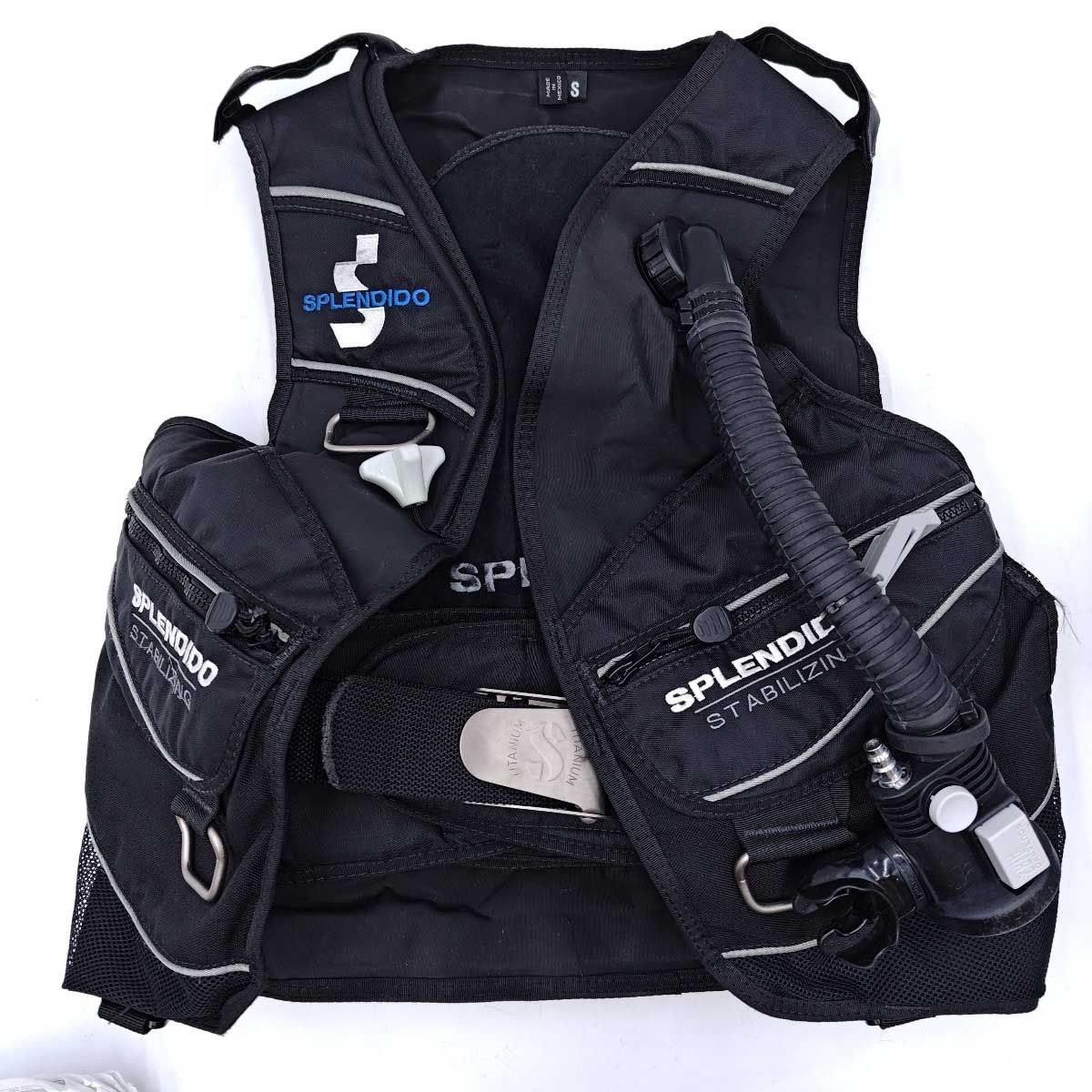 SCUBAPRO スキューバプロ SPLENDIDO DUE レギュレーター オクトパス STABILIZING BCジャケット サイズS マスク シュノーケル 他 ダイビング用品 セット まとめ SCUBAPRO スキューバプロ SPLENDIDO DUE レギュレーター オクトパス