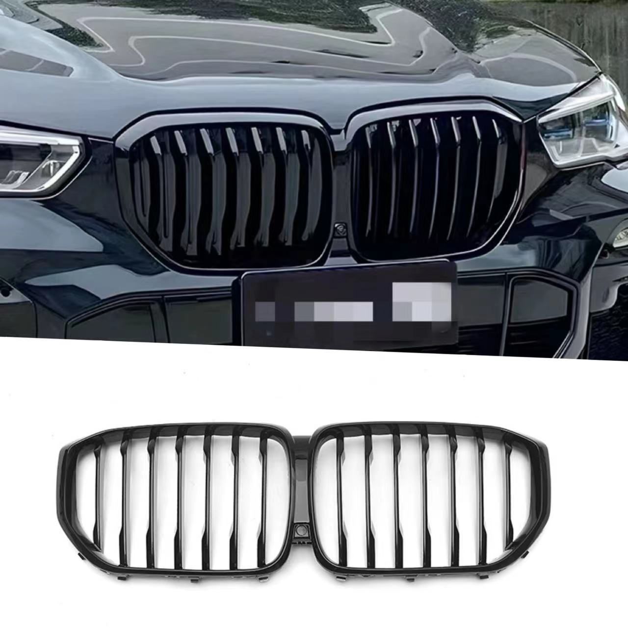 【送料無料】BMW X5 G05 19-22専用フロントグリル シングルライン ピアノブラック交換用 ドレスアップ カスタム スポーティ 高級感 アップグレード 人気 即納 新品 未使用 簡単取付 スタイリッシュ おしゃれ 高品質 耐久性 即日発送 1点セット