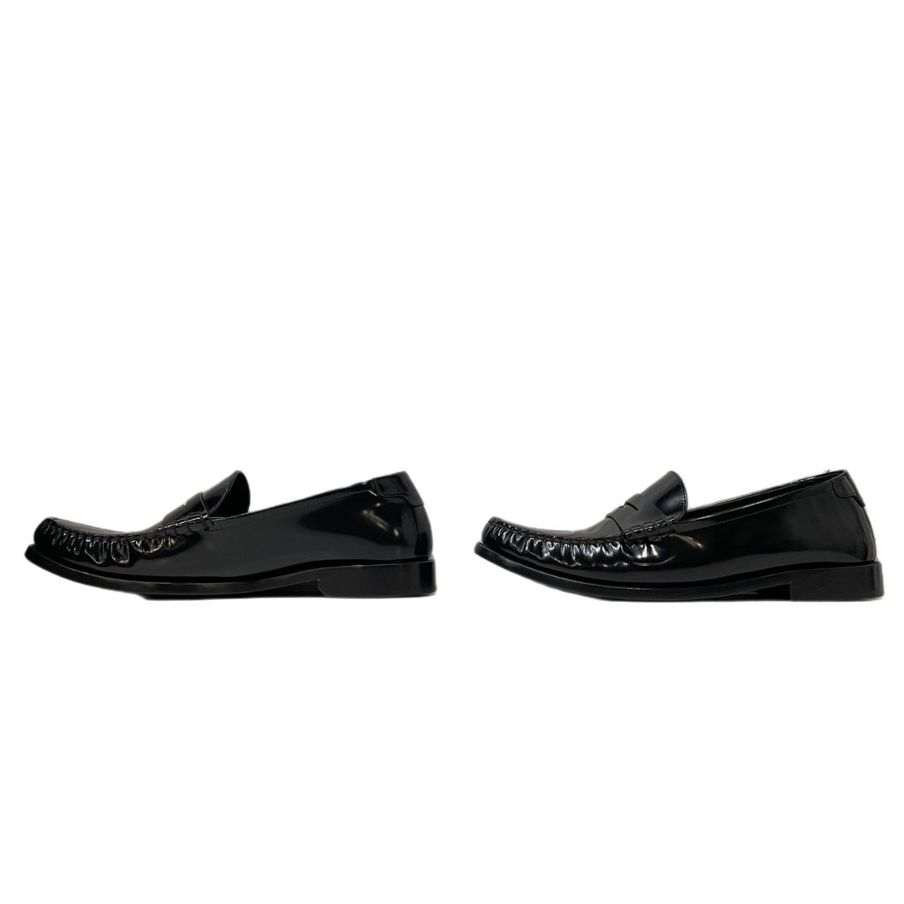 SAINT LAURENT サンローラン ペニーローファー シューズ 革靴 YSLロゴ