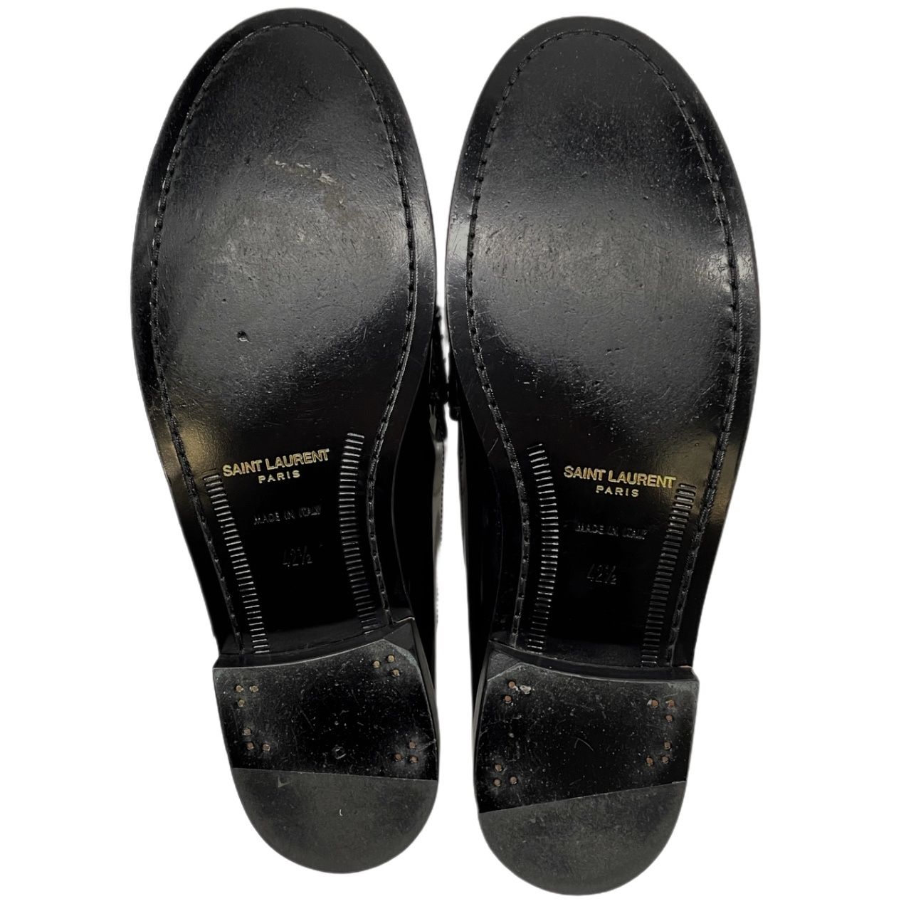 SAINT LAURENT サンローラン ペニーローファー シューズ 革靴 YSLロゴ