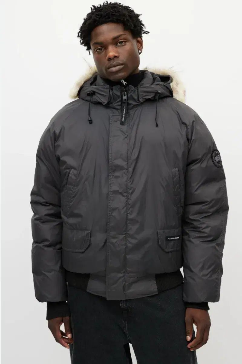 S/ Canada Goose(カナダグース) YUKON BLACK LABEL ナイロン フードファー ダウンジャケット