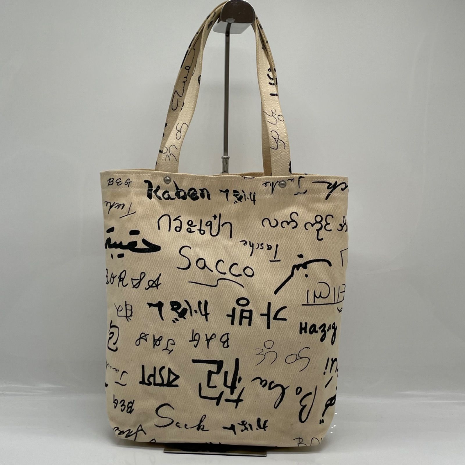 BN9136□一澤信三郎鞄 一澤帆布 トートバッグ 手さげ N-20 世界の