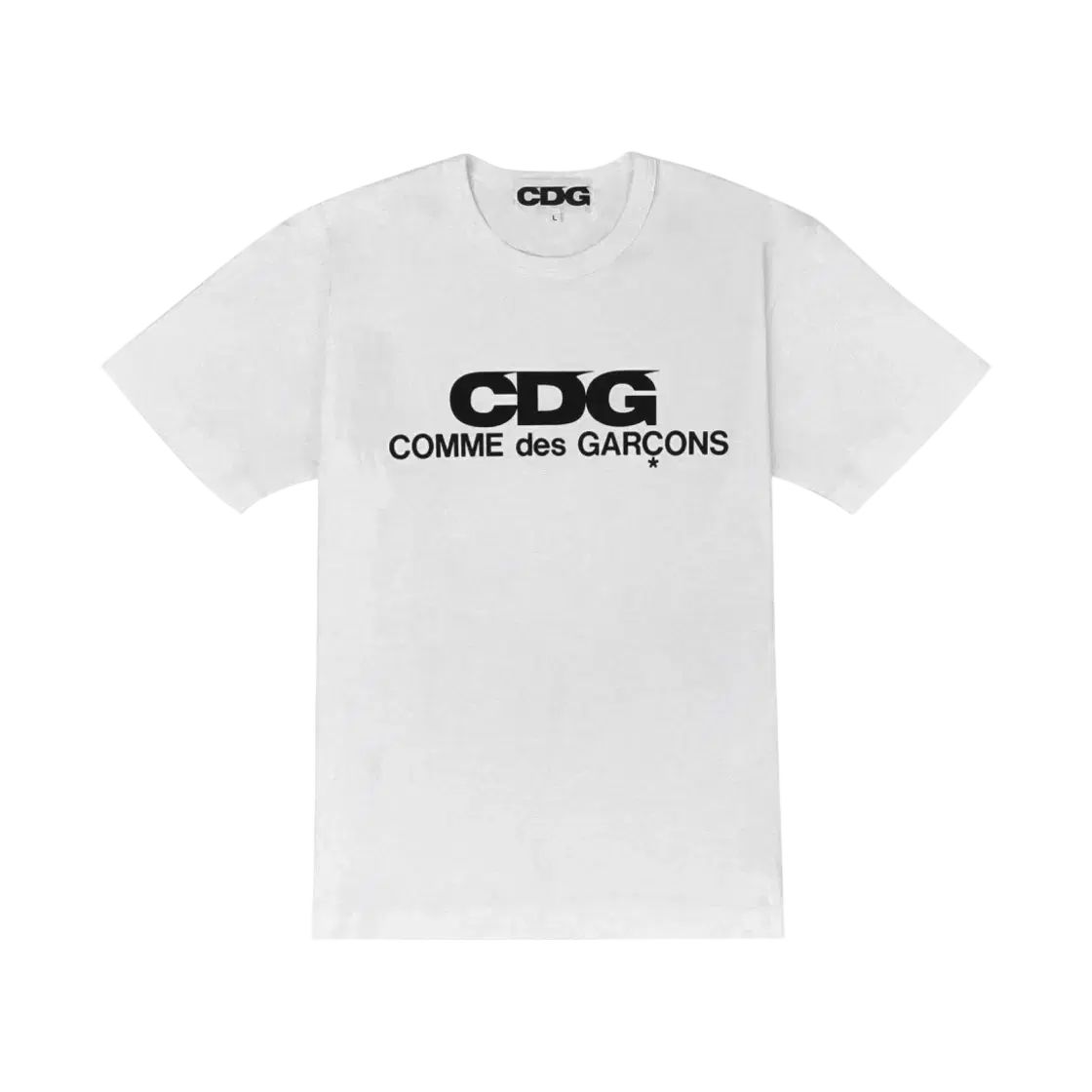 CDG ロゴ Tシャツ 白