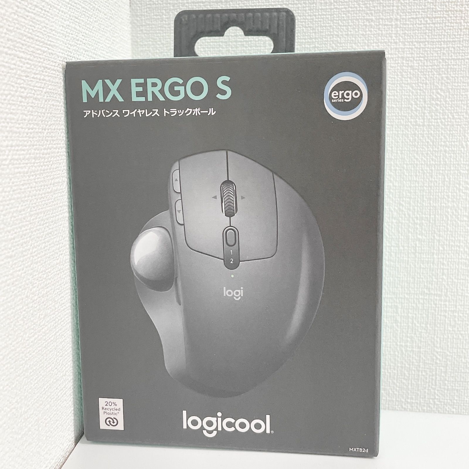ロジクール logicool. MX ERGO Sアドバンスワイヤレストラックボールマウス　black 【Aランク】 731