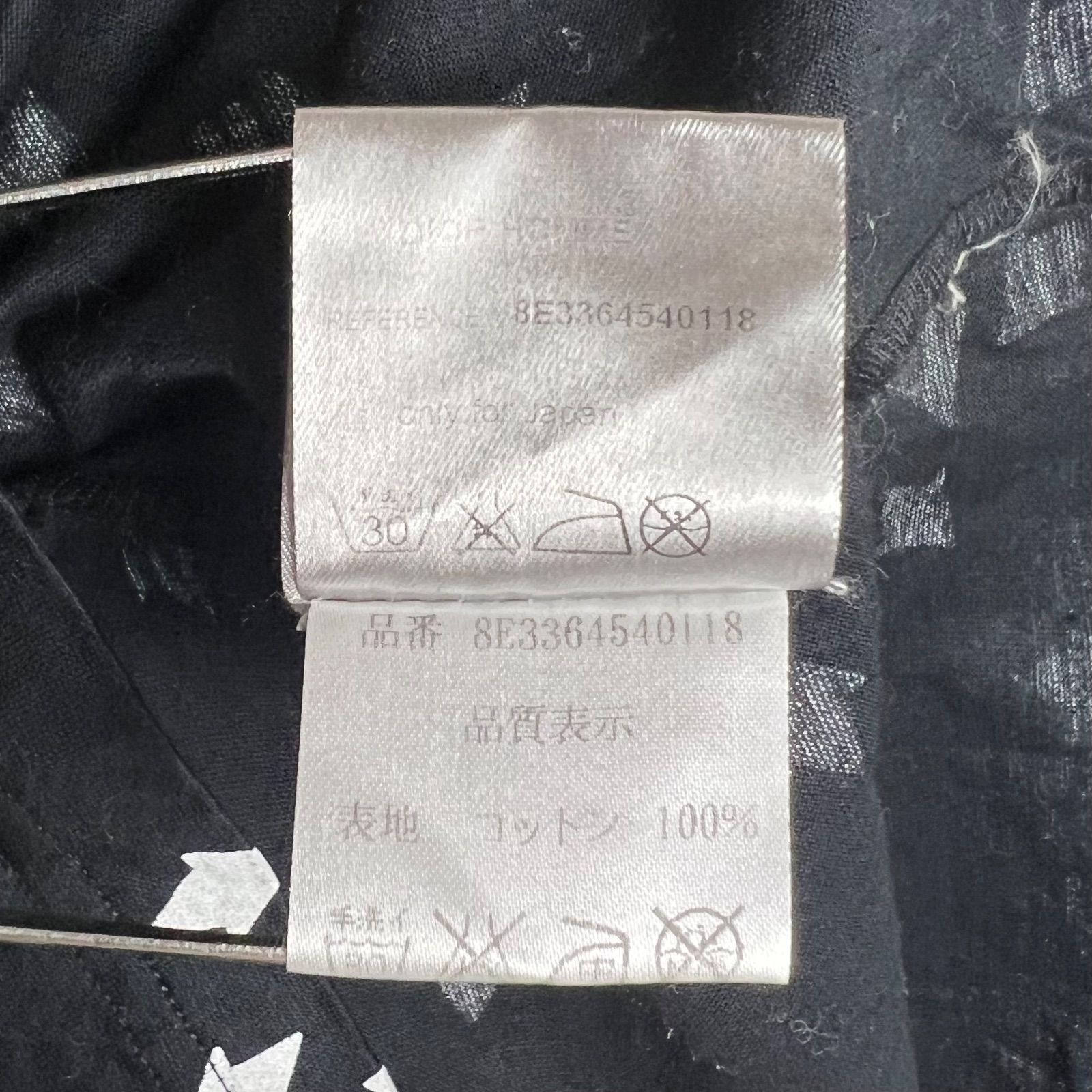 Dior HOMME 2008 08ss 00s Hedi archive all pattern V Tee XXS