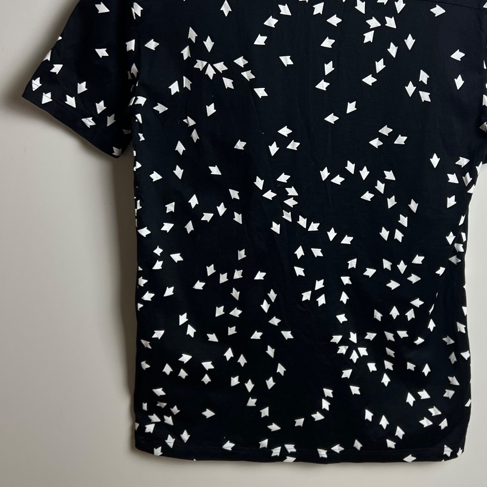 Dior homme 騙し絵 ジオメトリックパターン Tシャツ XXS エディ期 Dior HOMME 2008 08ss 00s Hedi archive all pattern V Tee XXS