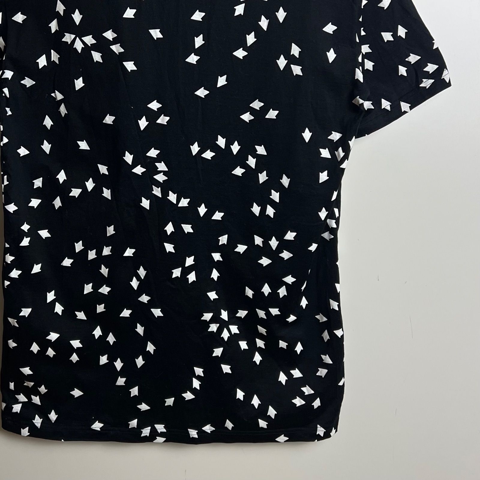 Dior homme 騙し絵 ジオメトリックパターン Tシャツ XXS エディ期 Dior HOMME 2008 08ss 00s Hedi archive all pattern V Tee XXS