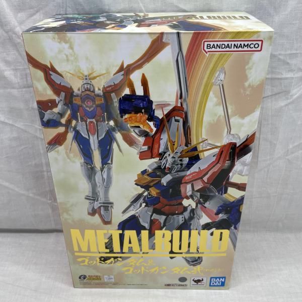 【中古】　開封 METAL BUILD ゴッドガンダム＆ゴッドガンダム弐（セカンド）バンダイ 機動武闘伝Gガンダム[91]