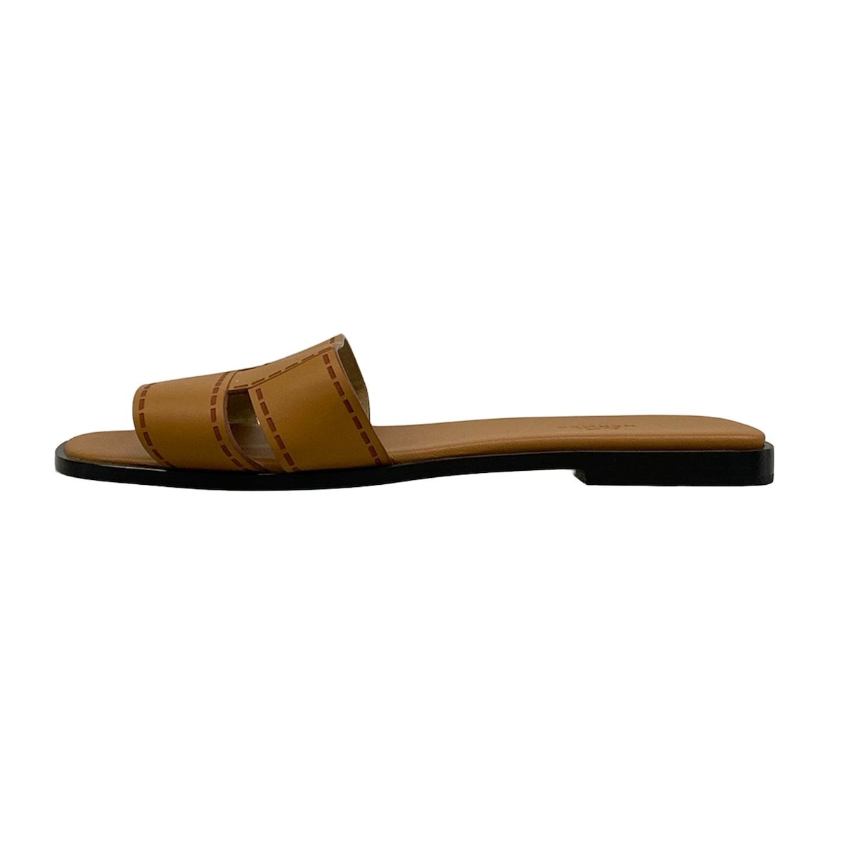 HERMES(エルメス) サンダル レディース美品 イディオマ ブラウン 