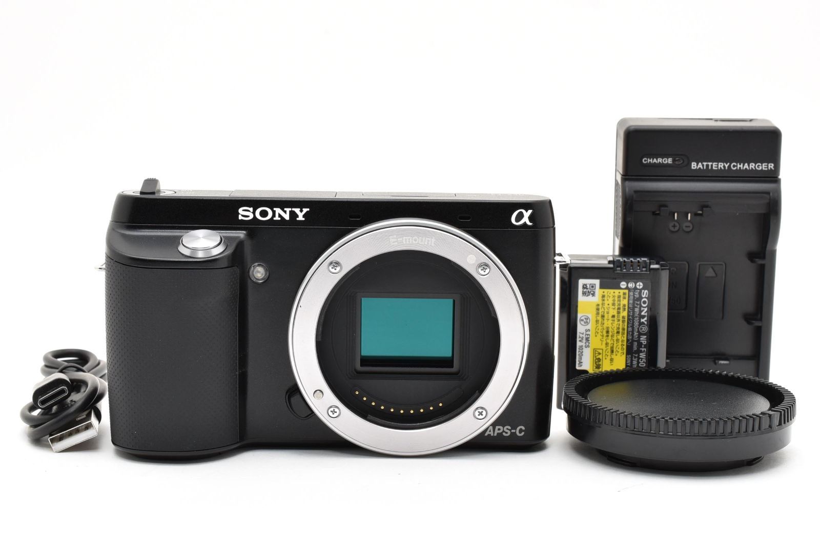 ★極上品★《ショット数1,026回》 ソニー SONY NEX-F3 ブラック ミラーレス一眼【16.1MP】 #0730A