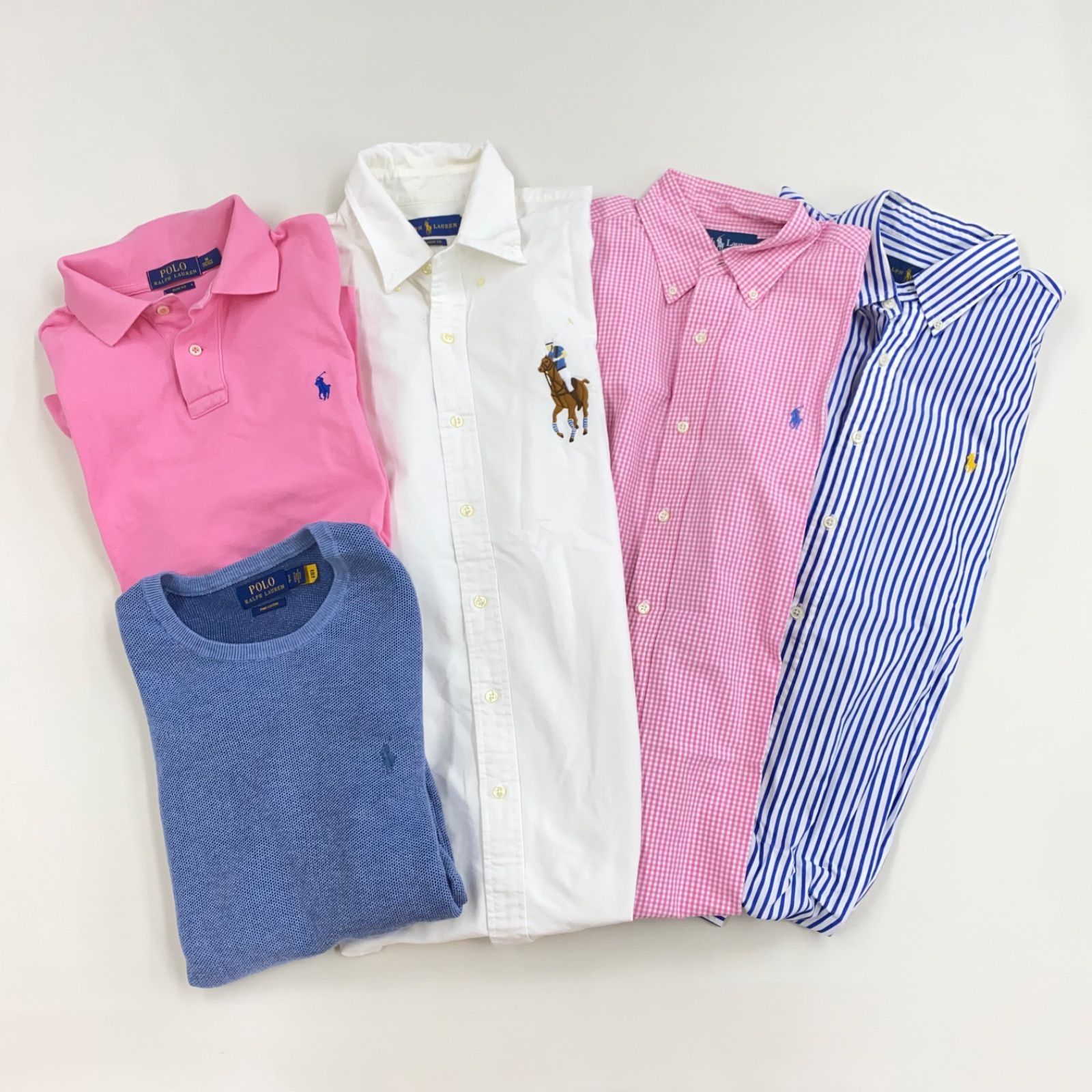 m5695 ポロラルフローレン POLO SPORT RALPH LAUREN ５点まとめ売り シャツ ポロシャツ トップス
