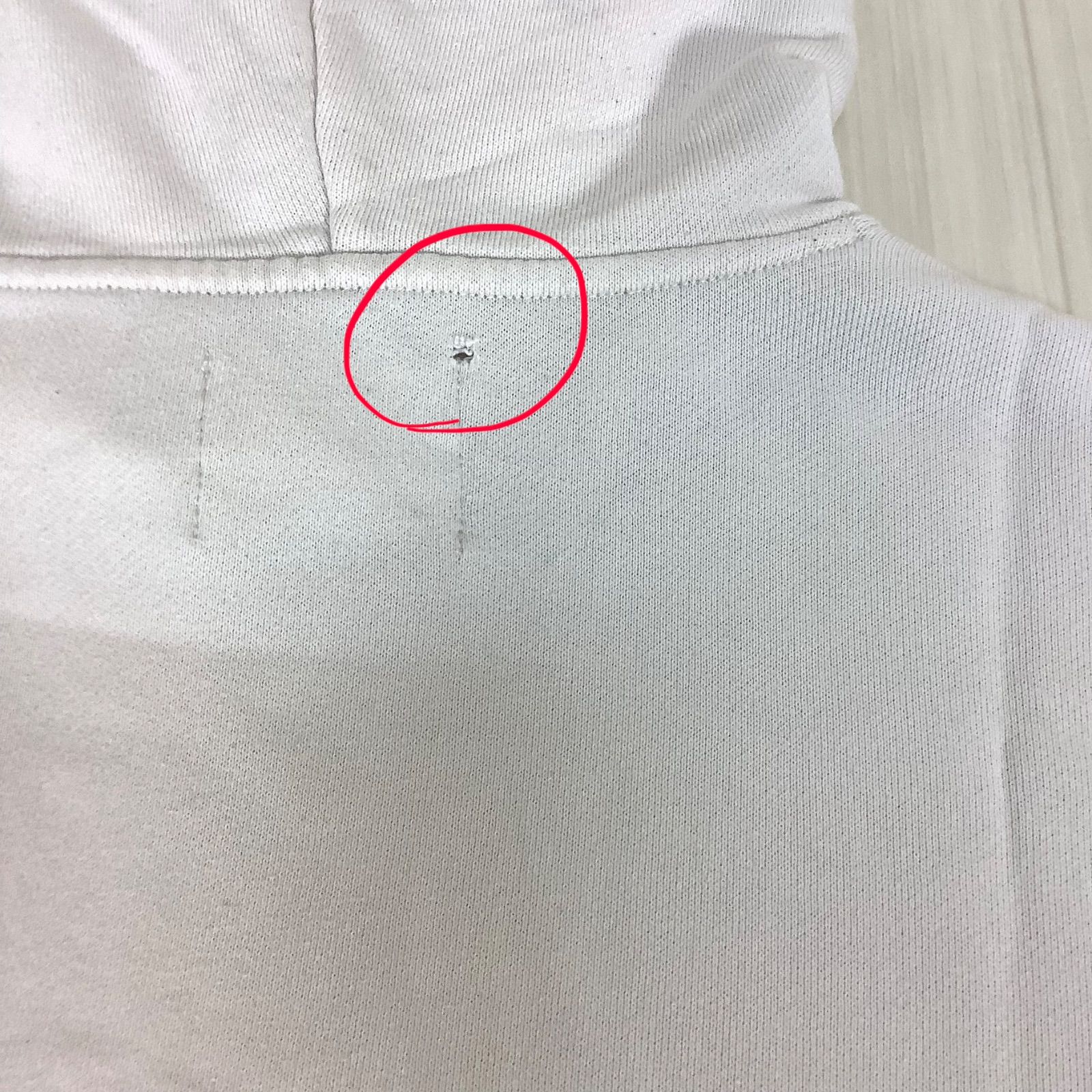 champion チャンピオン 刺繍ロゴ プルオーバーパーカー XL ホワイト 白 