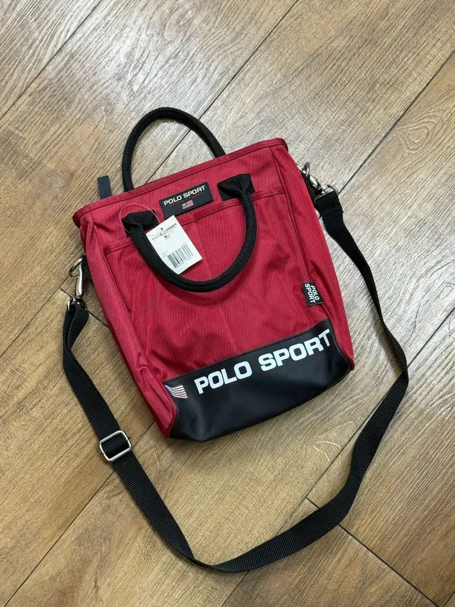 ポロ スポーツ ショルダーバッグ レッド